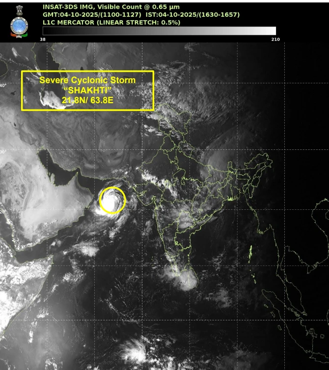 Severe Cyclonic Storm Shakhti