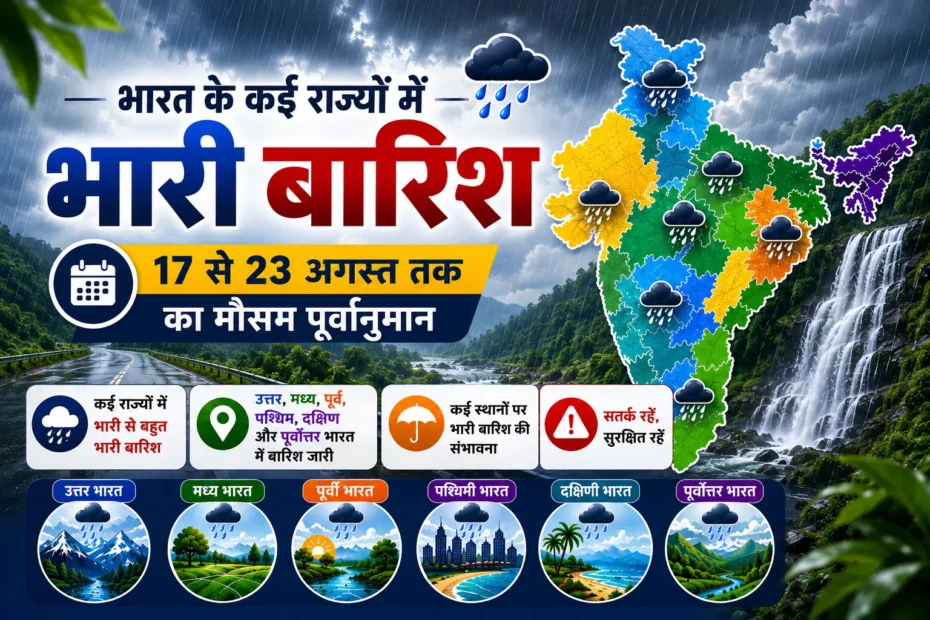 Weather forecast 17 to 23 aug 20262